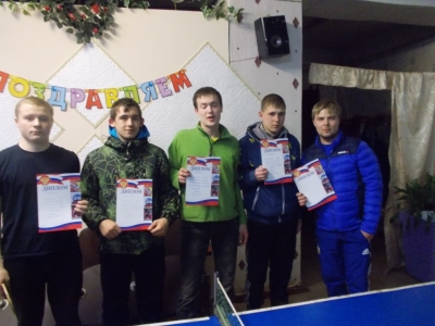Розыгрыш по настольному теннису среди подростков и молодежи
